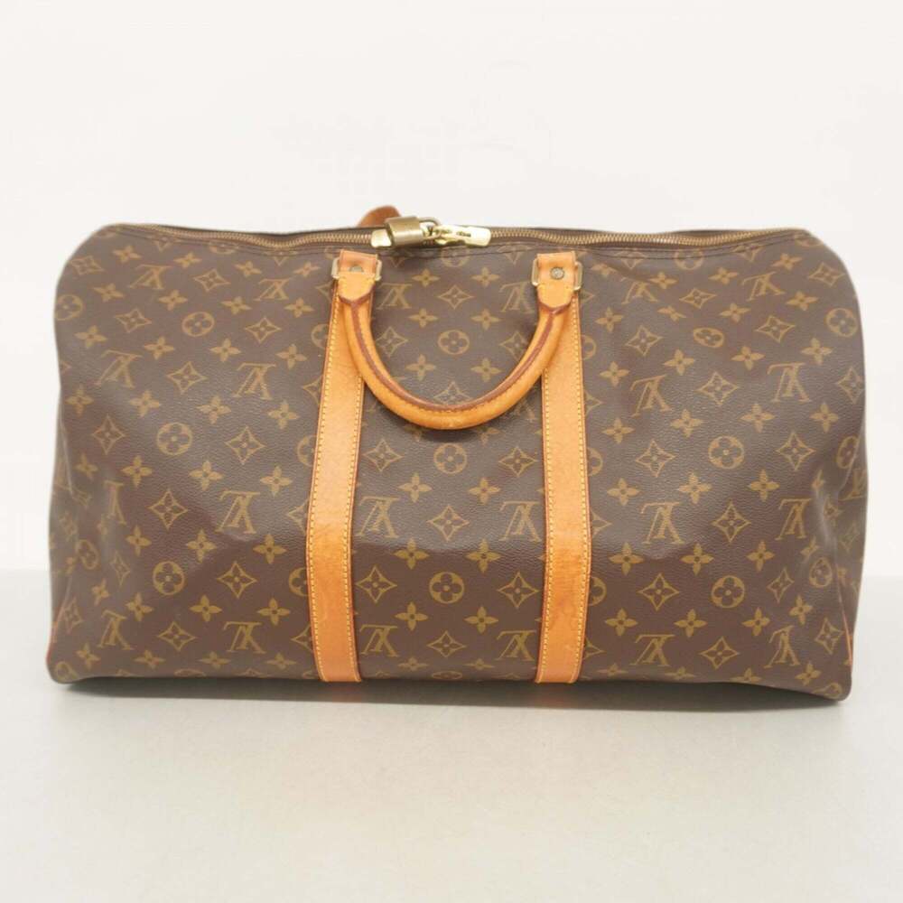 LOUIS VUITTON Brown Monogram Keepall 50 Boston Bag - Picture 13 of 13